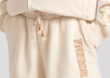 Loose fit αθλητικό σορτς με branded κέντημα - FUNKY BUDDHA - 