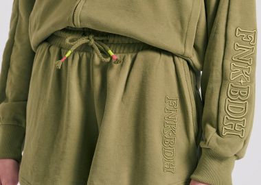 Loose fit αθλητικό σορτς με branded κέντημα - FUNKY BUDDHA - 