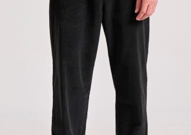 Loose fit garment dyed κοτλέ παντελόνι - FUNKY BUDDHA - 