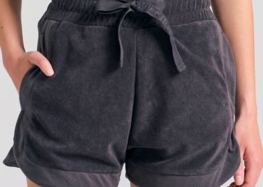 Loose fit γυναικείο πετσετέ σορτς - FUNKY BUDDHA - 