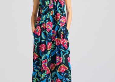 Loose fit ολόσωμη φόρμα με σχέδιο με κέντημα - FUNKY BUDDHA - 