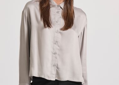 Loose fit πουκάμισο από βισκόζη - FUNKY BUDDHA - 