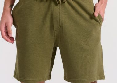 Loose tapered fit αθλητική βερμούδα σε vintage look - FUNKY BUDDHA - 