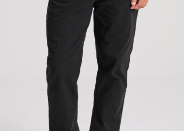 Loose tapered fit casual παντελόνι σε ζακάρ ύφανση - FUNKY BUDDHA - 