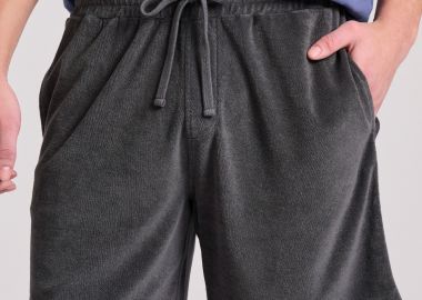 Loose tapered fit πετσετέ αθλητική βερμούδα - FUNKY BUDDHA - 