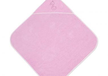 Lorelli παιδική μπουρνουζοπετσέτα 80x80cm pink 20810200005 Pink - Lorelli - 