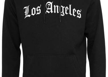 Los Angeles Hoodie Mister Tee MT248 black Black - Mister Tee - 
