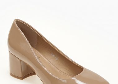 Λουστρίνι χαμηλές γόβες με χοντρό τακούνι - Πούρο - Issue - 