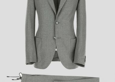 LUBIAM Ανδρικό Γκρι Jim Suit In Grey - LUBIAM - 
