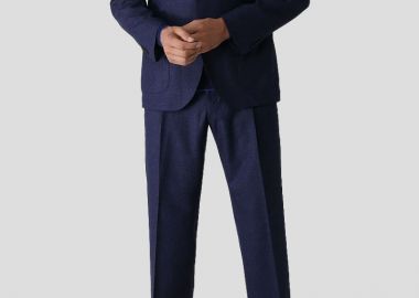 LUBIAM Ανδρικό Μπλε 007 Slim Fit Blue Suit - LUBIAM - 