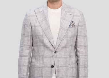 LUBIAM Ανδρικό Suit In Grey - LUBIAM - 