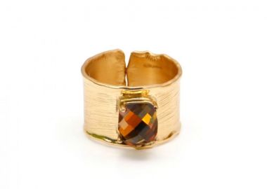 LUCA LORENZINI Δαχτυλίδι από Ασήμι 925 Gold ANB825-02 - Luca Lorenzini - 