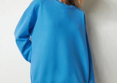 Lucia γυναικείο φούτερ μπλε - SOU - 