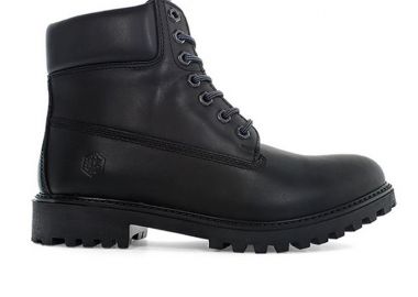 LUMBERJACK SM00101-034 B0100 CB001 BLACK LEATHER ΜΠΟΤΑΚΙ RIVER - Lumberjack - 