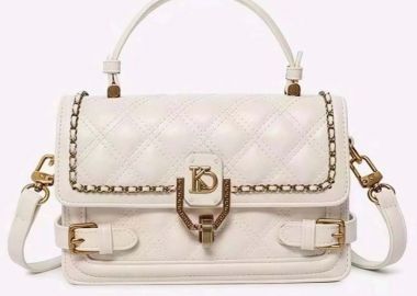 luxurious καπιτονέ τσάντα Jerome λευκό - PerfectDress.gr - 