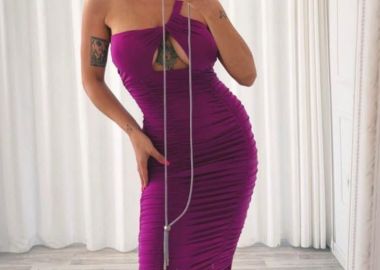 MAGENTA ΜΙΝΤΙ ΦΟΡΕΜΑ- SINIORITA - sense-shop - 