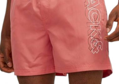Μαγιό Βερμούδα Jack & Jones Jpstfiji 12253118-Hot Coral Ανδρικό - Jack & Jones - 