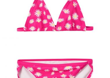 Μαγιό Μπικίνι Name It Nkfzimone Triangle Box 13225779-Pink Yarrow-Flowers Κορίτσι - Name It - 
