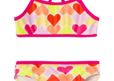 Μαγιό Μπικίνι Name It Nmfzille Box Tb 13225775-Bright White-Hearts Κορίτσι - Name It - 