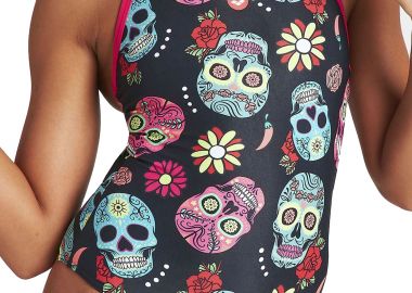 Μαγιό Ολόσωμο Arena Crazy Skulls Carnival Light 004045-500 Γυναικείο - Arena - 