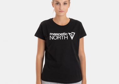 MAGNETIC NORTH GRAPHIC T-SHIRT ΜΑΥΡΟ - MAGNETIC NORTH - 