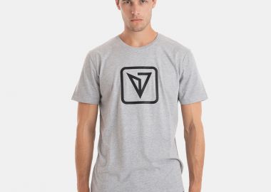 MAGNETIC NORTH HIGH DENSITY LOGO T-SHIRT ΓΚΡΙ - MAGNETIC NORTH - 