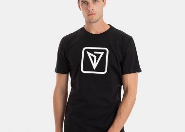 MAGNETIC NORTH HIGH DENSITY LOGO T-SHIRT ΜΑΥΡΟ - MAGNETIC NORTH - 