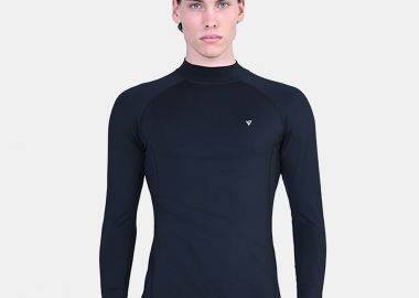 MAGNETIC NORTH MEN'S HEAT COMPRESSION MOCK BASE LAYER TOP ΜΑΥΡΟ - MAGNETIC NORTH - 