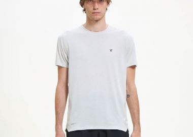 MAGNETIC NORTH MEN'S ULTRA BOOST T-SHIRT II ΑΣΠΡΟ - MAGNETIC NORTH - 
