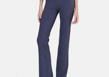 MAGNETIC NORTH WOMEN'S FLARED PANTS ΓΚΡΙ - MAGNETIC NORTH - 
