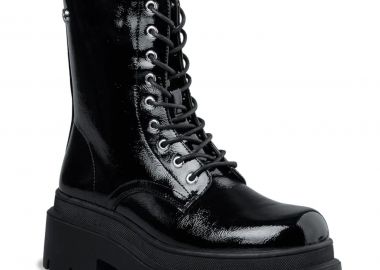 Mairiboo by Envie Shoes Γυναικεία Mποτάκια M12-22664-34 Μαύρο Λουστρίνι 1999 2.0 - Envie Shoes - 