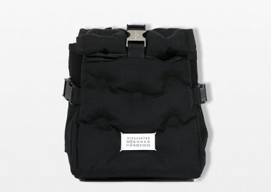 MAISON MARGIELA Ανδρικό Μαύρο Small Glam Slam Backpack - MAISON MARGIELA - 