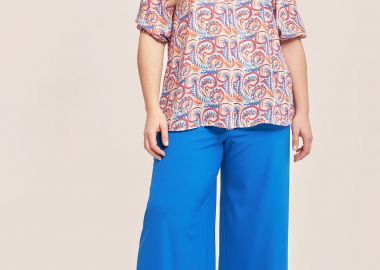 Μακριά παντελόνα εβαζέ -  - 