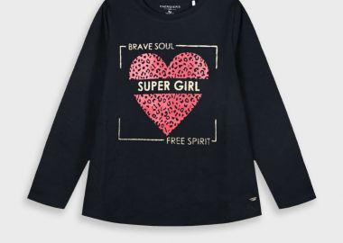 Μακρυμάνικη μπλούζα - ΜΑΥΡΟ 16-125221-5 - energiers - 