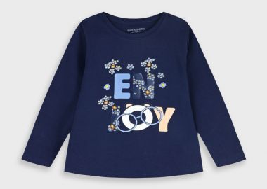 Μακρυμάνικη μπλούζα - Μπλε 15-125336-5 - energiers - 