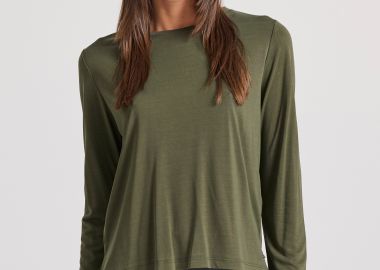 Μακρυμάνικη μπλούζα με στρογγυλή λαιμόκοψη - FUNKY BUDDHA - 