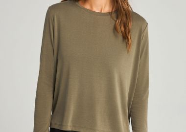 Μακρυμάνικη μπλούζα με στρογγυλή λαιμόκοψη - FUNKY BUDDHA - 