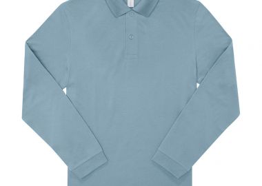Μακρυμάνικη Μπλούζα Polo PU427 B & C My Polo 210 LSL Amalfi Blue - B & C - 