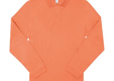 Μακρυμάνικη Μπλούζα Polo PU427 B & C My Polo 210 LSL Amalfi Coral - B & C - 