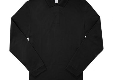 Μακρυμάνικη Μπλούζα Polo PU427 B & C My Polo 210 LSL Black - B & C - 