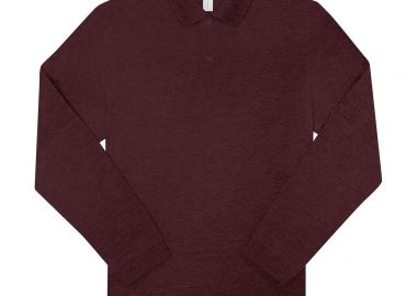Μακρυμάνικη Μπλούζα Polo PU427 B & C My Polo 210 LSL Heather Burgundy - B & C - 