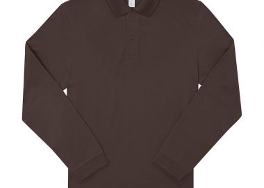 Μακρυμάνικη Μπλούζα Polo PU427 B & C My Polo 210 LSL Roasted Coffee - B & C - 