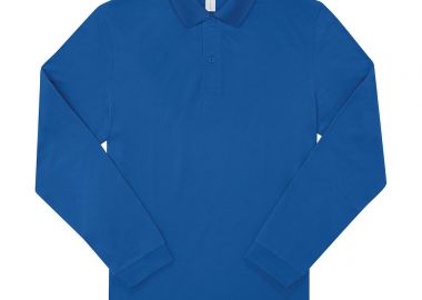 Μακρυμάνικη Μπλούζα Polo PU427 B & C My Polo 210 LSL Royal Blue - B & C - 