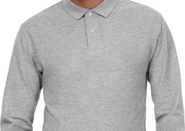 Μακρυμανικο Ανδρικο Polo ID.001 LSL B & C PUI12 Heather Grey - B & C - 
