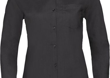 Μακρυμάνικο γυναικείο πουκάμισο Russell R-934F-0 Black - Russell - 