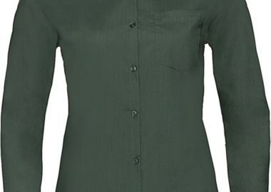 Μακρυμάνικο γυναικείο πουκάμισο Russell R-934F-0 Bottle Green - Russell - 