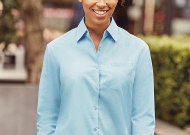 Μακρυμάνικο γυναικείο πουκάμισο Russell R-934F-0 Turquoise - Russell - 