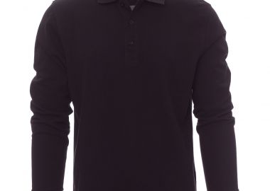 Μακρυμάνικο μπλουζάκι πόλο FLORENCE PAYPER 02000431 Black - PAYPER - 