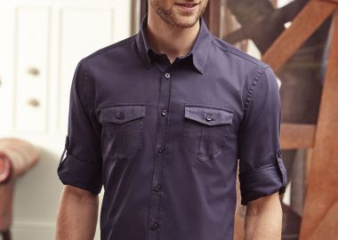 Μακρυμάνικο πουκάμισο Russell R-918M-0 French Navy - Russell - 