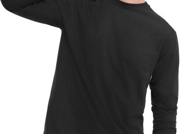 Μακρυμάνικο T-Shirt 0R180L Russell Europe Black - Russell - 